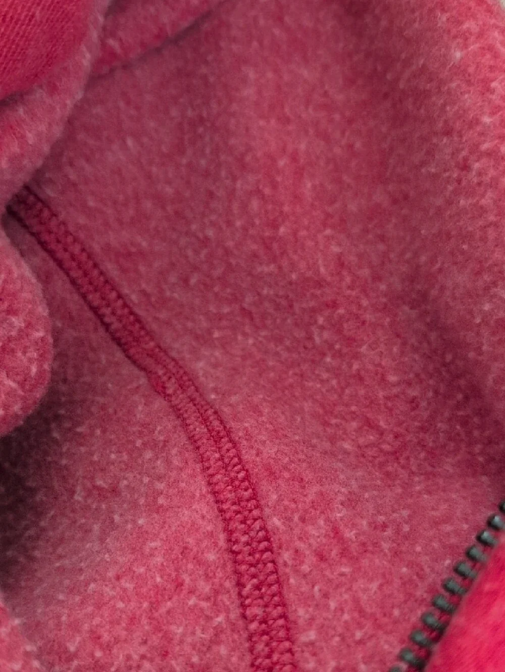 ABERCROMBIE & FITCH Full-Zip Hoodie Red Cozy Size XXL - Picture 6 of 10